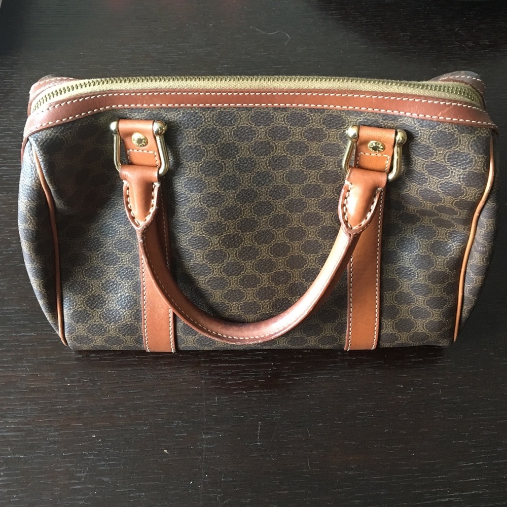 Vintage Celine Boston Handbag circa 1990’s. Excellent condition.